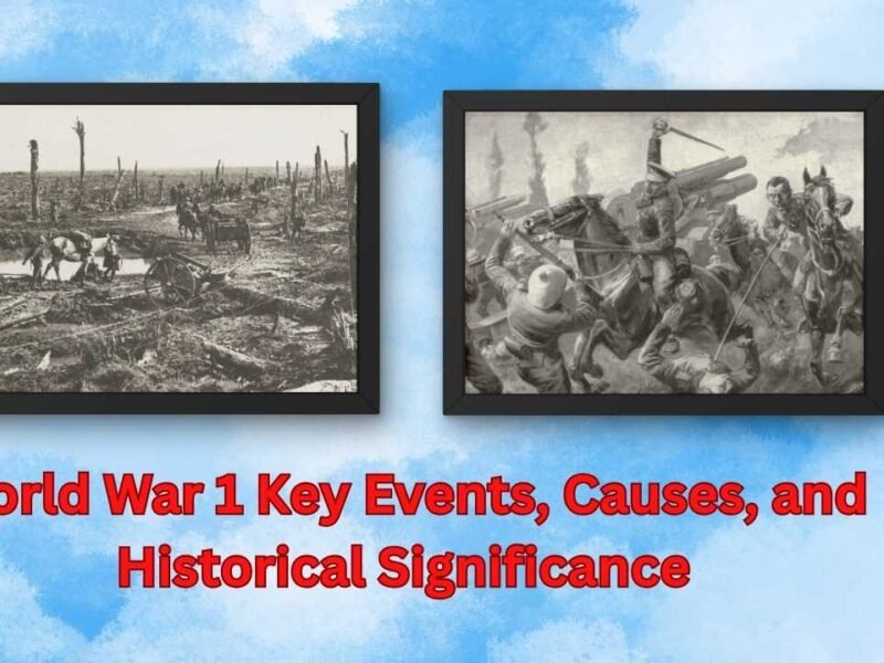 World War 1 Key Events, Causes, and Historical Significance